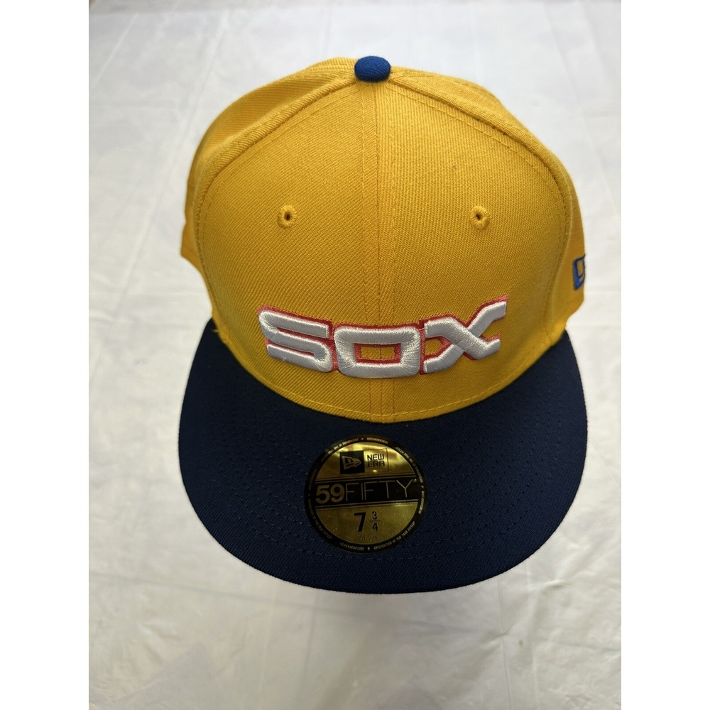 New Era Chicago White Sox American League Inaugural 59Fifty Fitted Hat Sz 7 3/4
